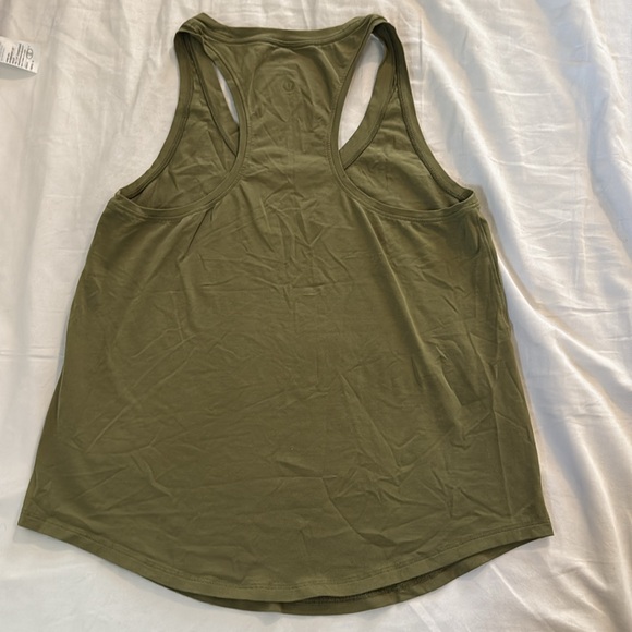Green Lululemon Cotton Tank Top - Picture 2 of 4